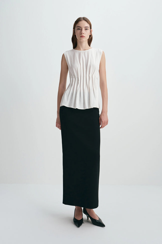 Giulietta Pintuck Top White