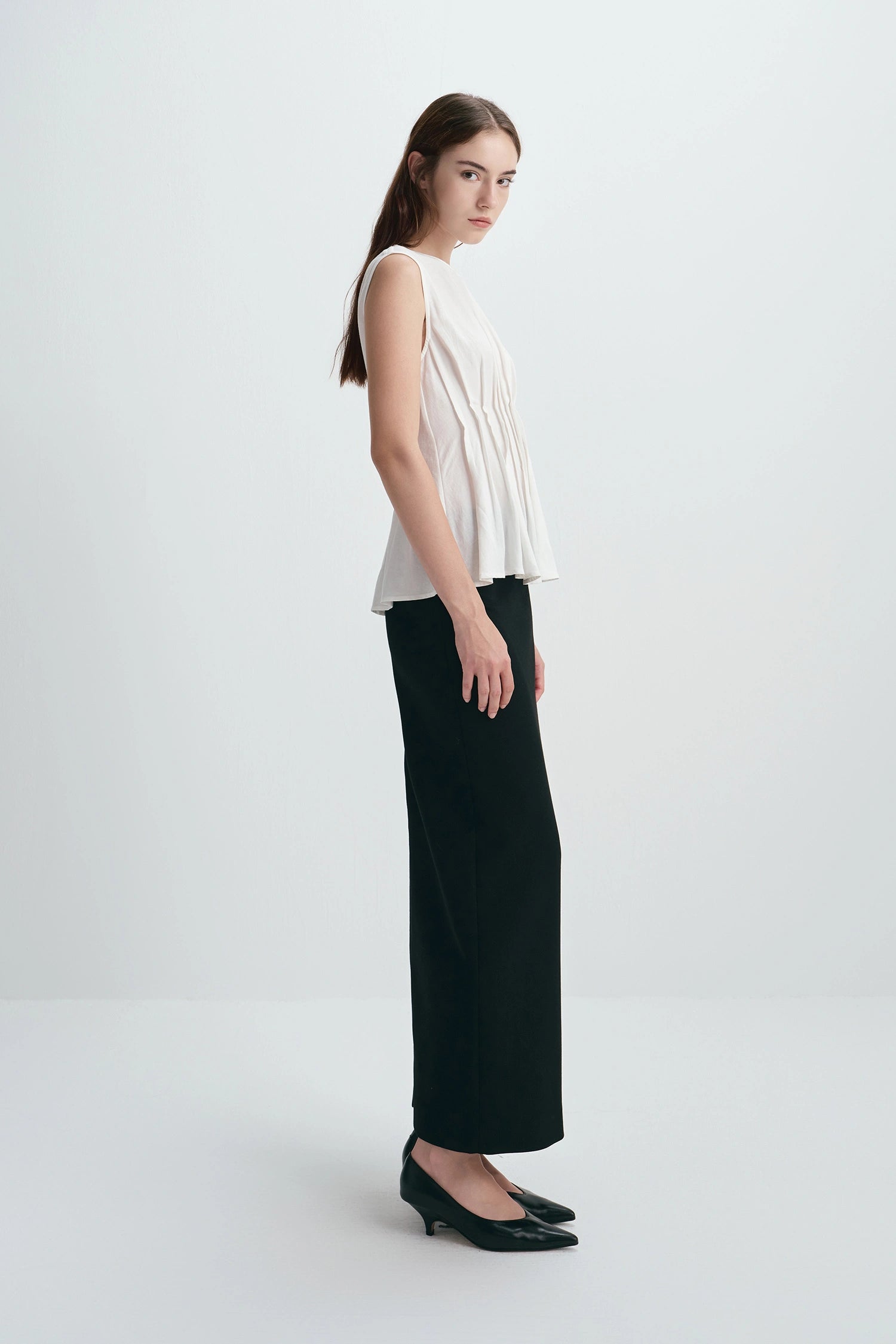 Giulietta Pintuck Top White