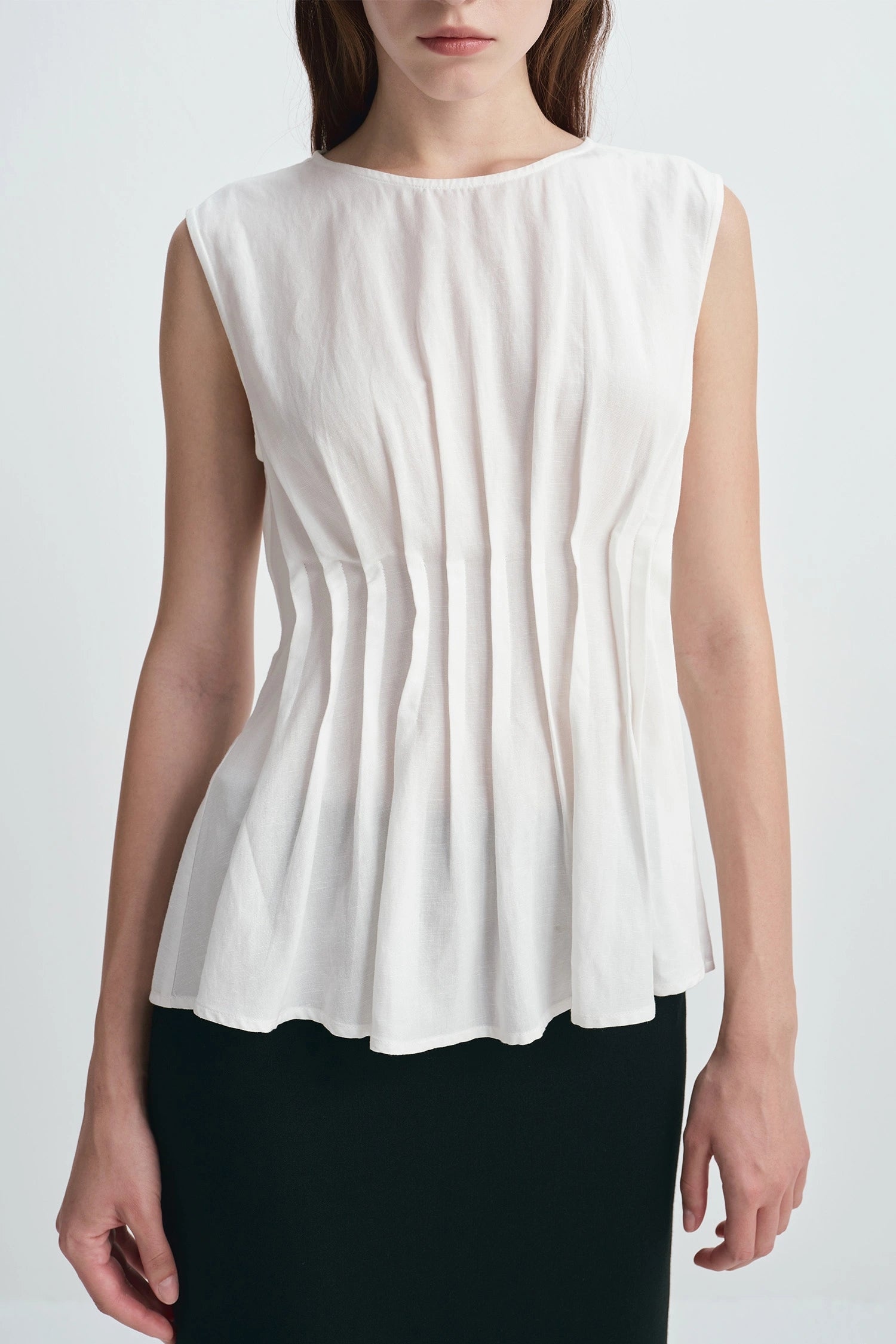 Giulietta Pintuck Top White