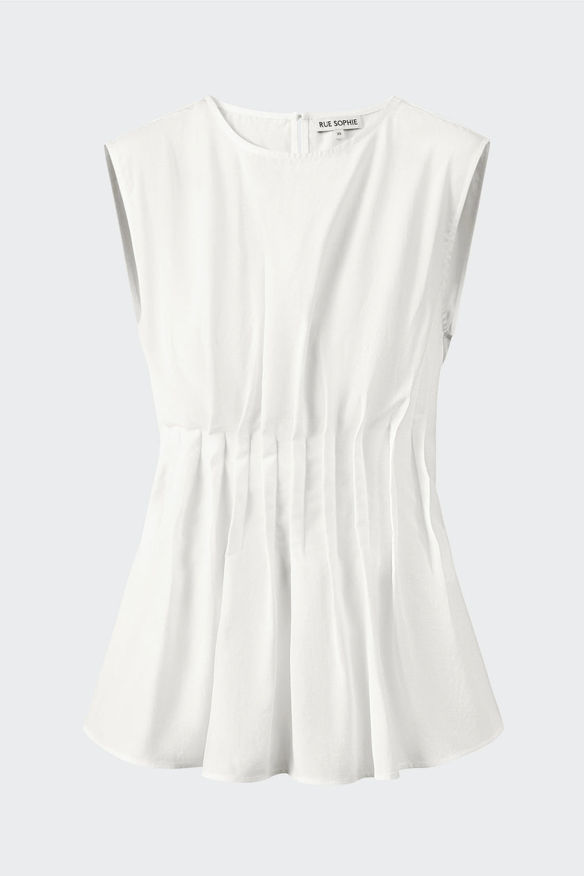 Giulietta Pintuck Top White