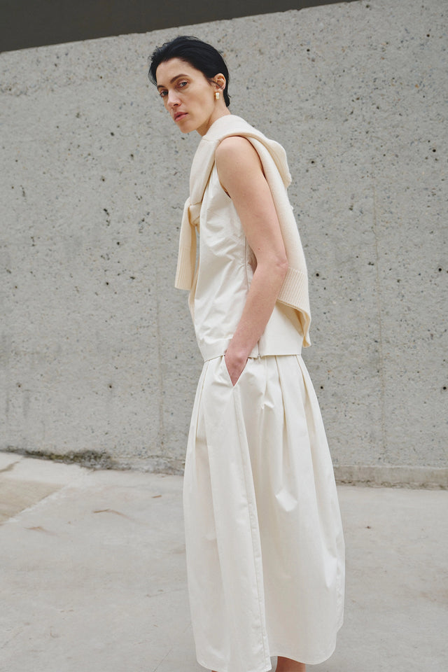 Sora Balloon Skirt Egret