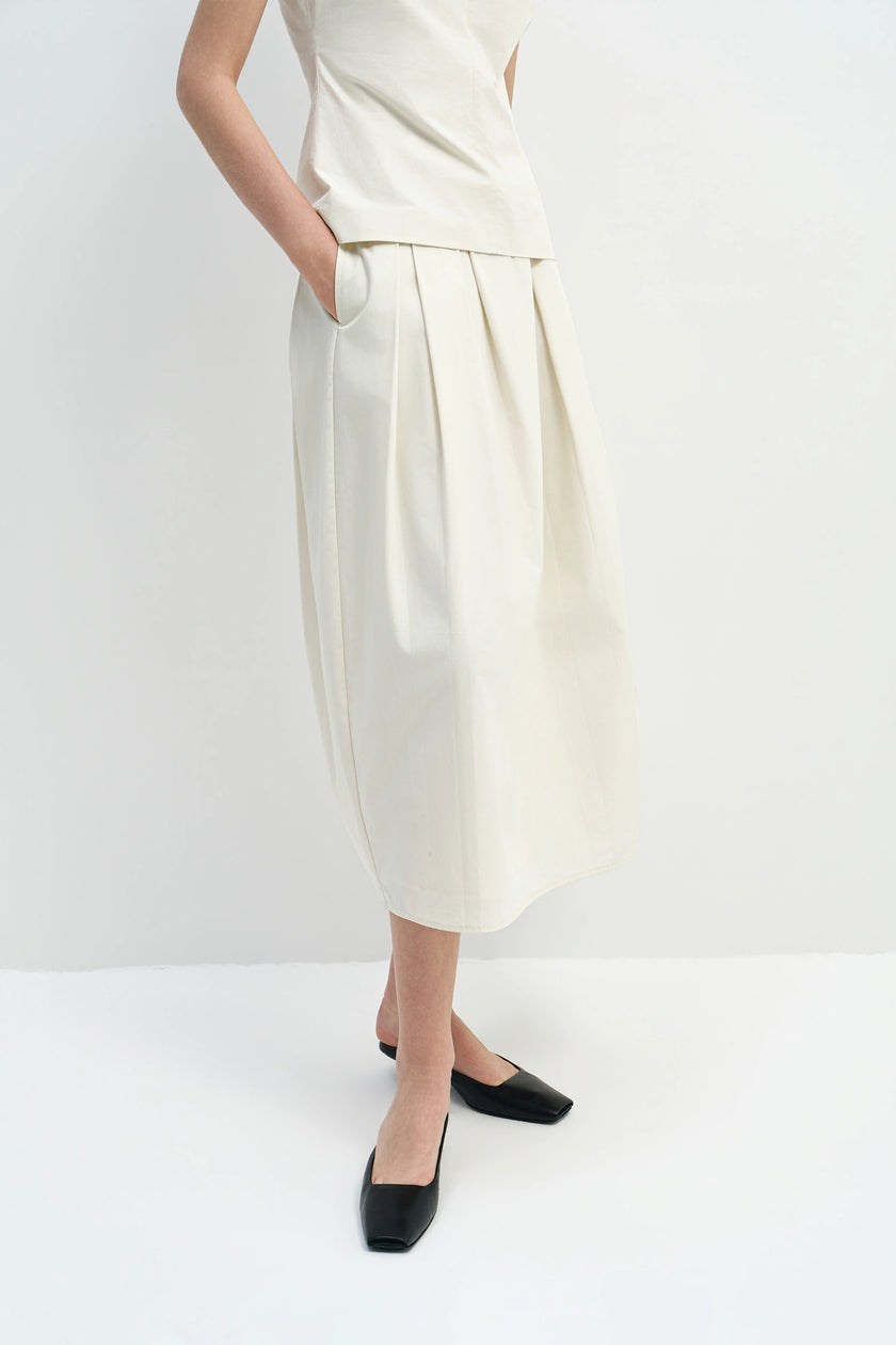 Sora Balloon Skirt Egret