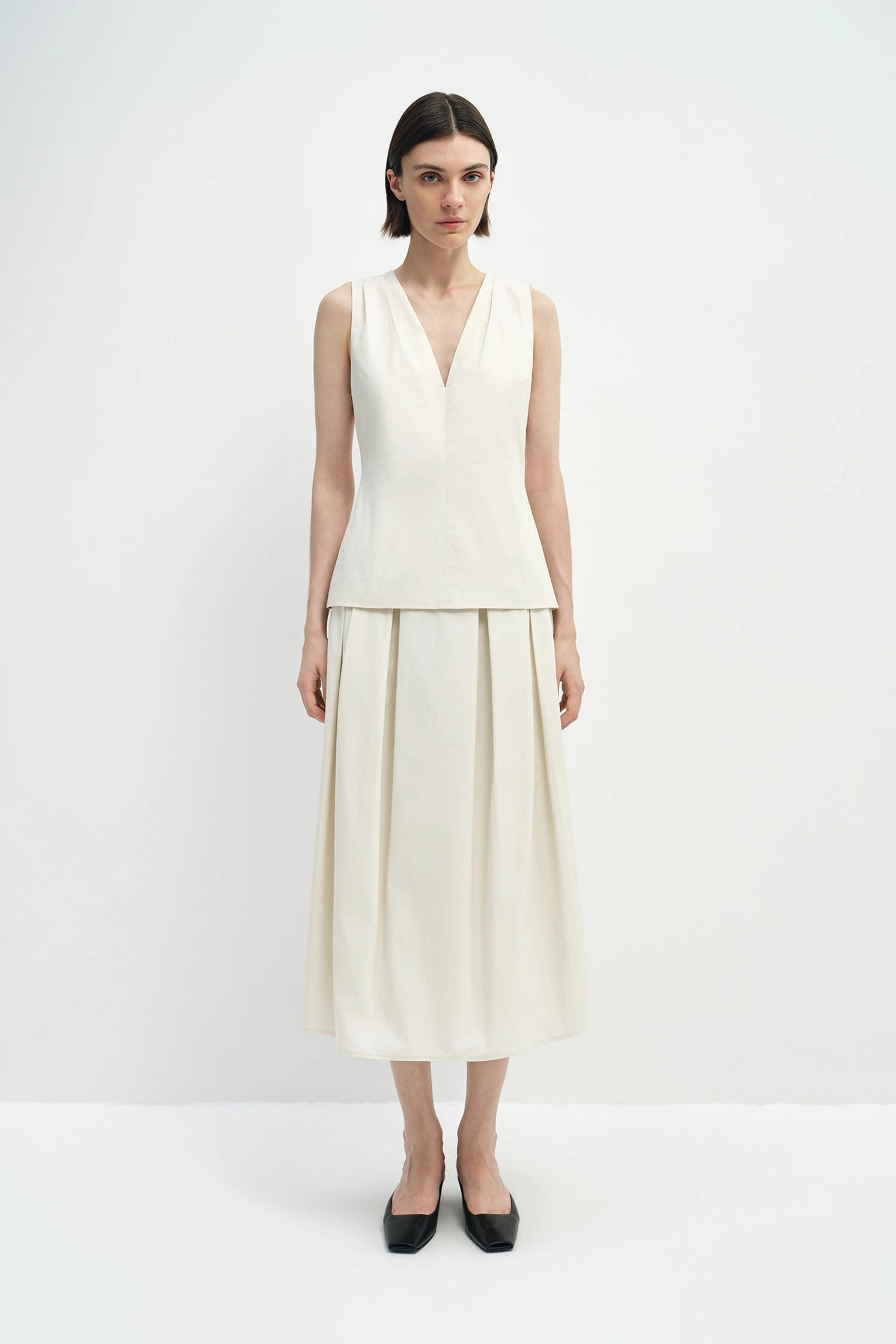 Sora Balloon Skirt Egret