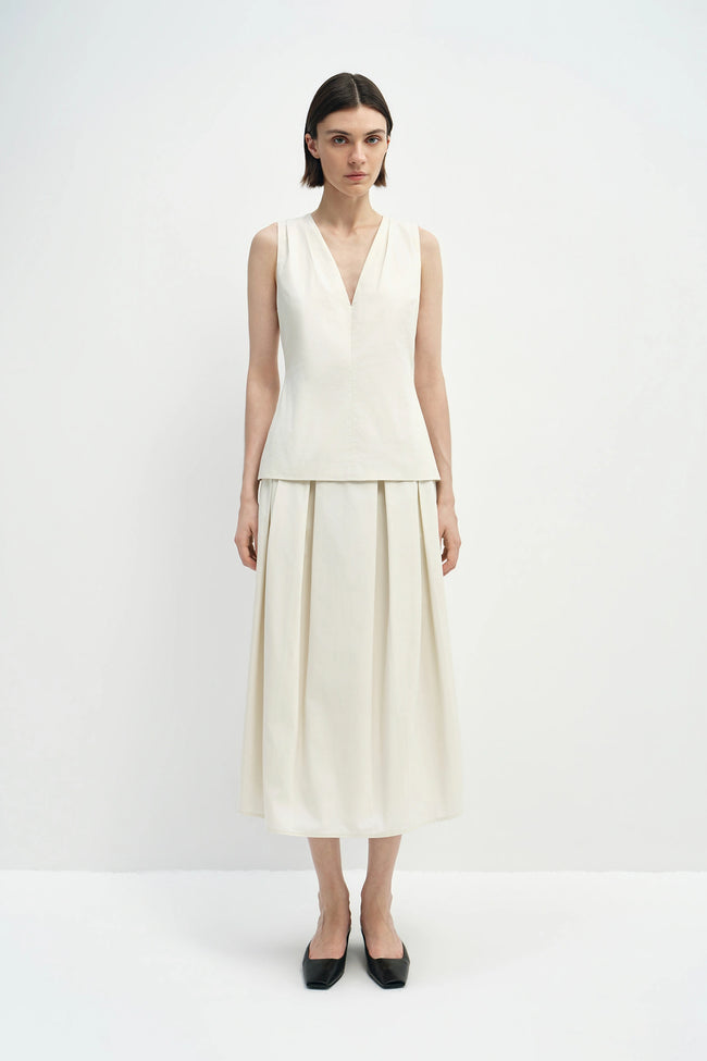 Sora Balloon Skirt Egret