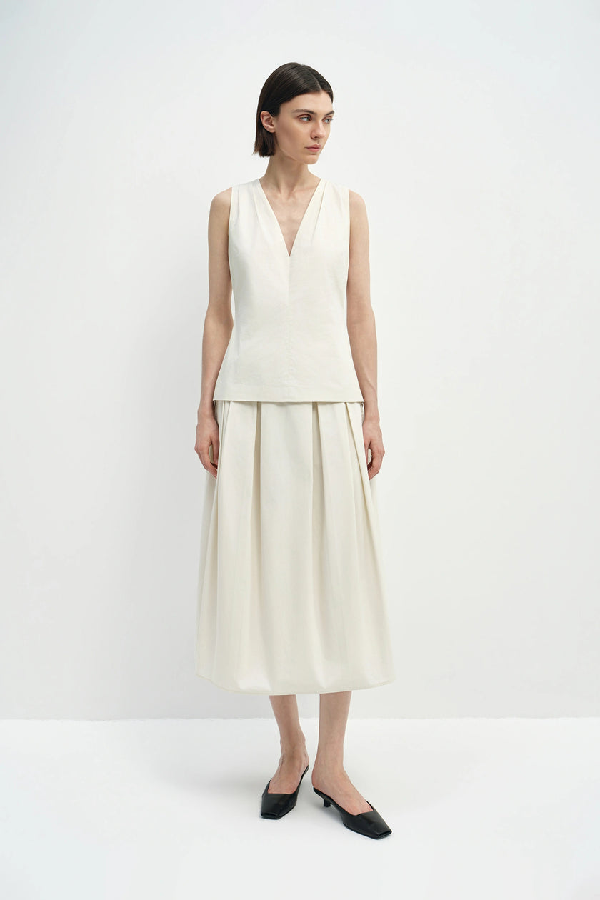 Sora Balloon Skirt Egret