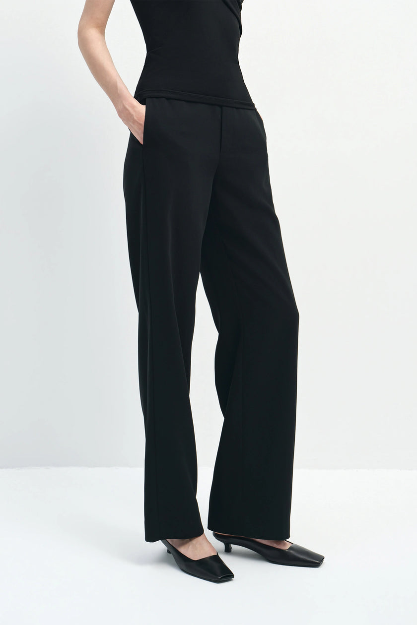 Elin Cinched Waist Pant Black