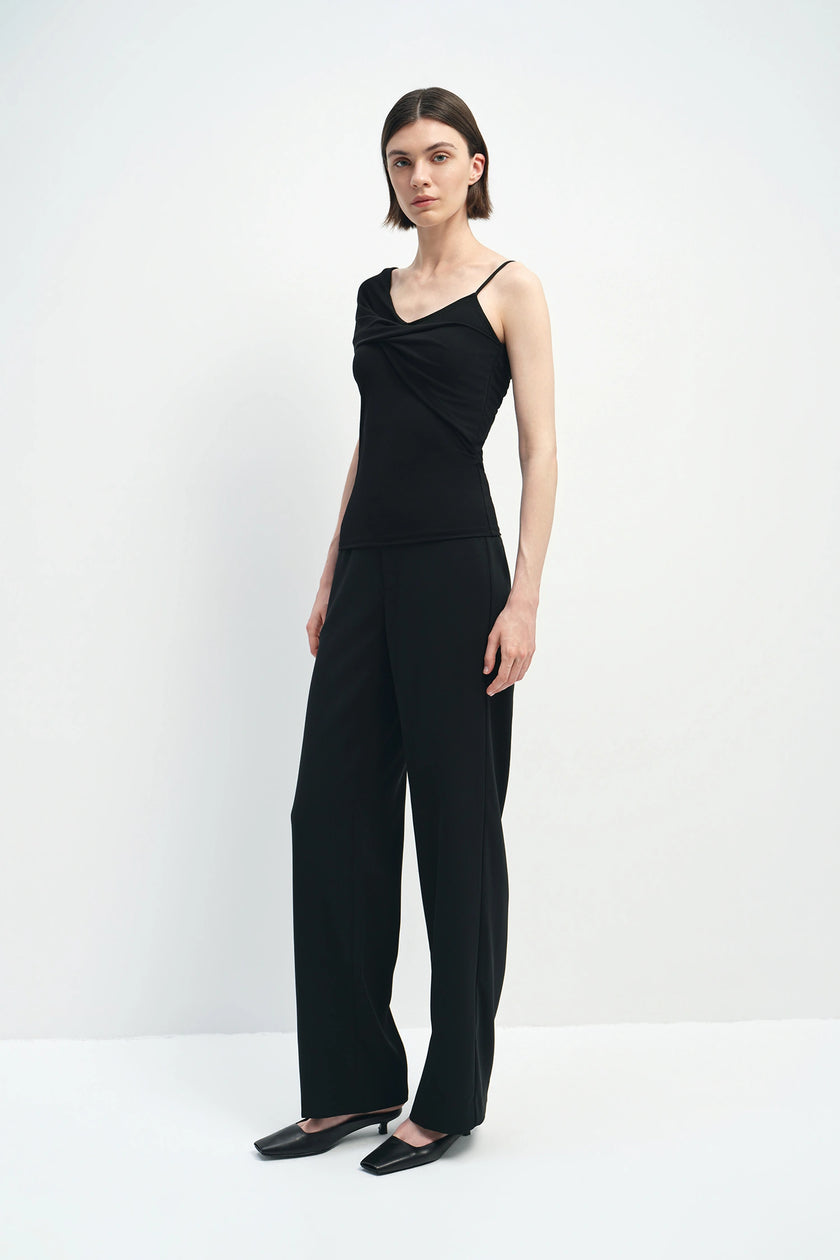 Elin Cinched Waist Pant Black