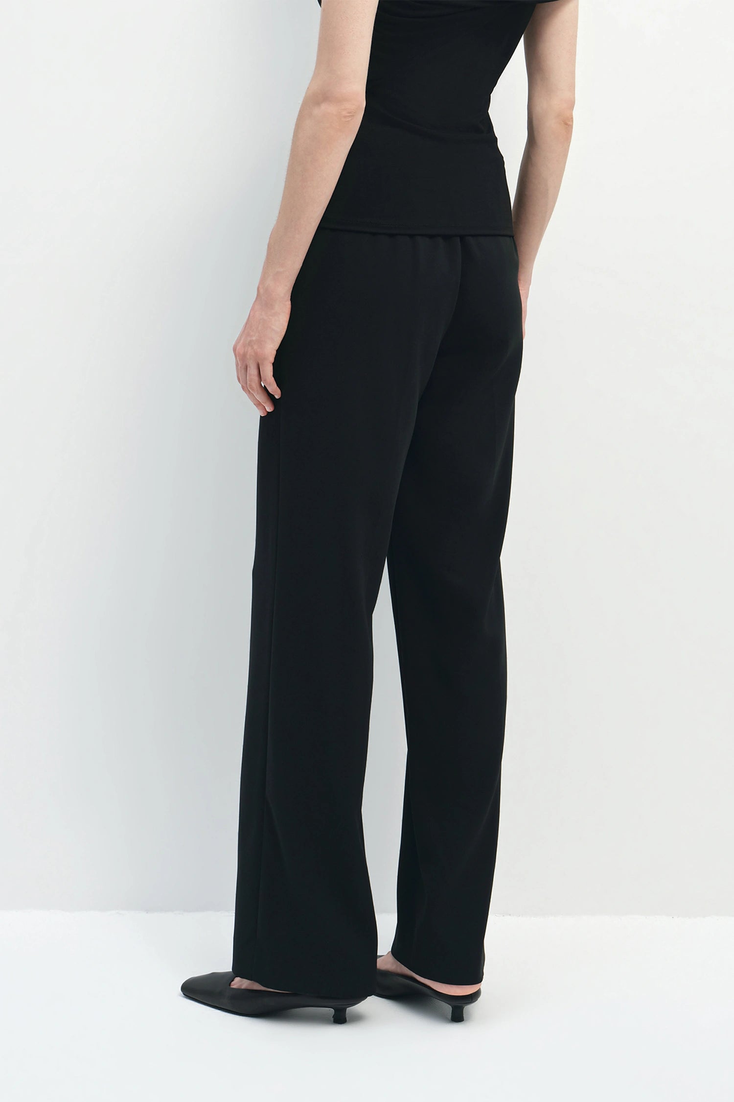 Elin Cinched Waist Pant Black