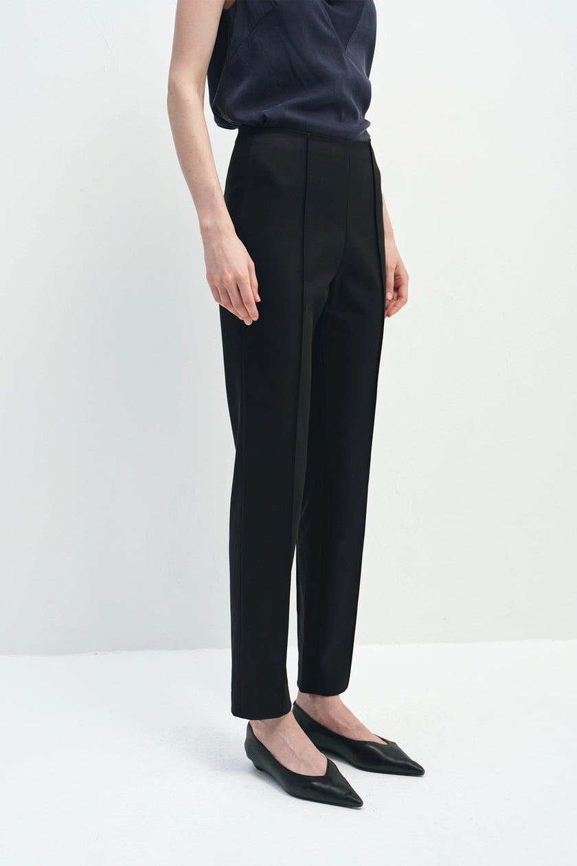 Miray Zip Hem Skinny Pant Black