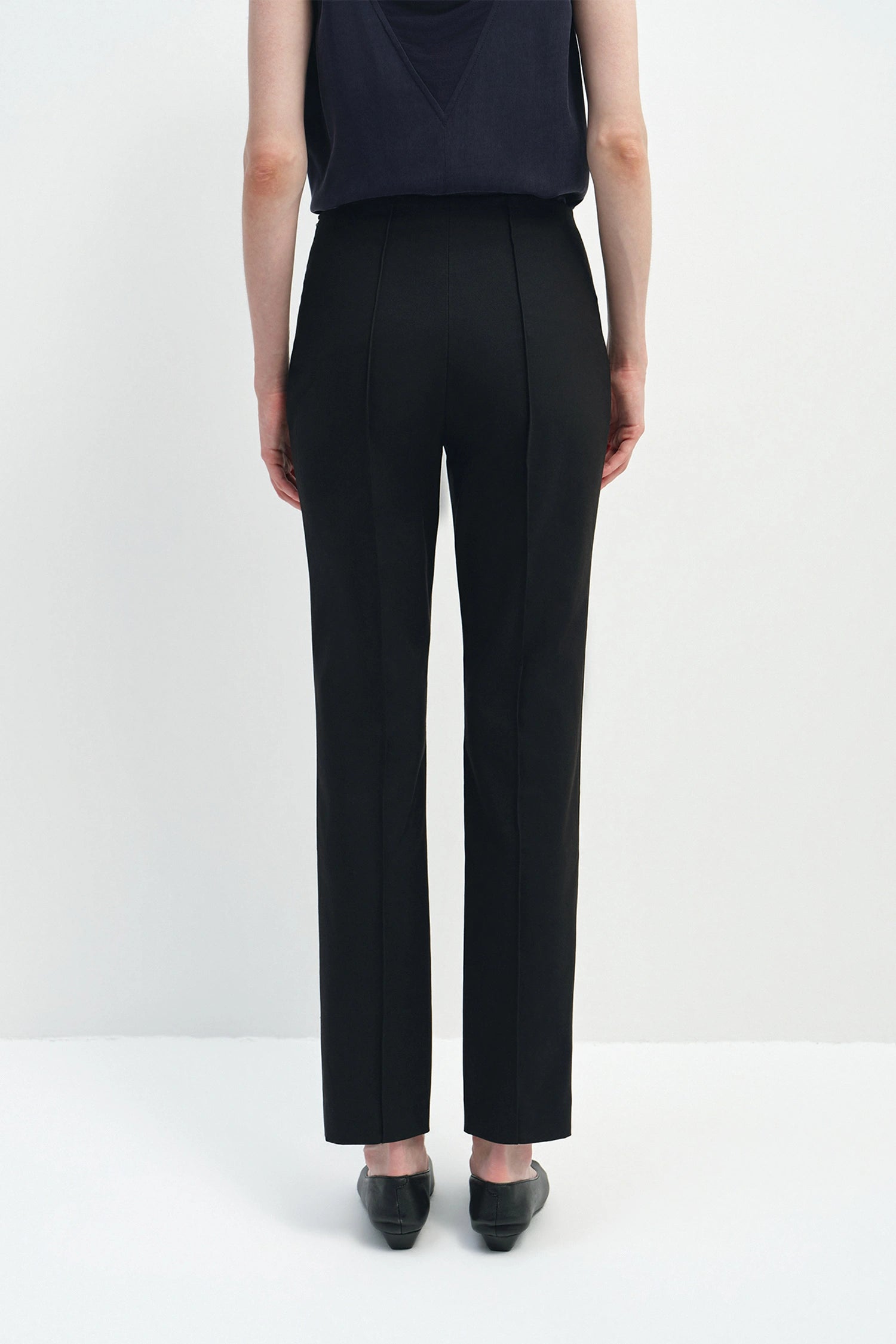 Miray Zip Hem Skinny Pant Black