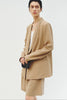 Yana Arrow Belt Loop Bermuda Khaki