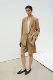 Yana Arrow Belt Loop Bermuda Khaki