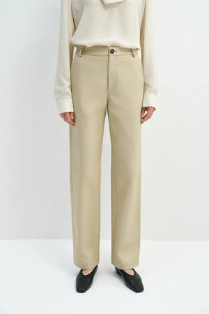 Orielle Cotton Twill Pant Sand