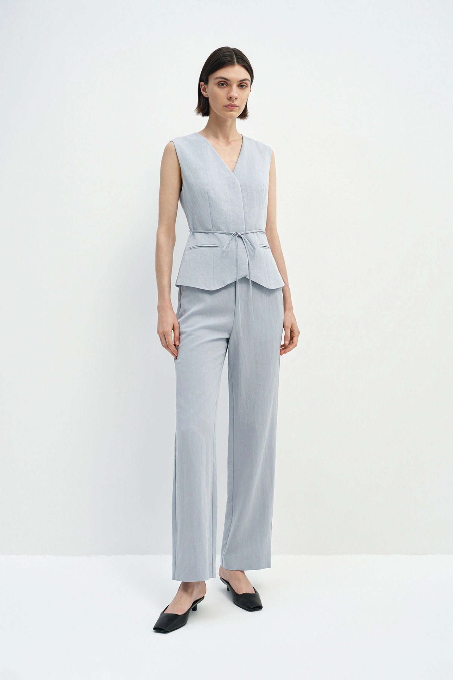 Élan Welt Pocket Pant Ash Blue