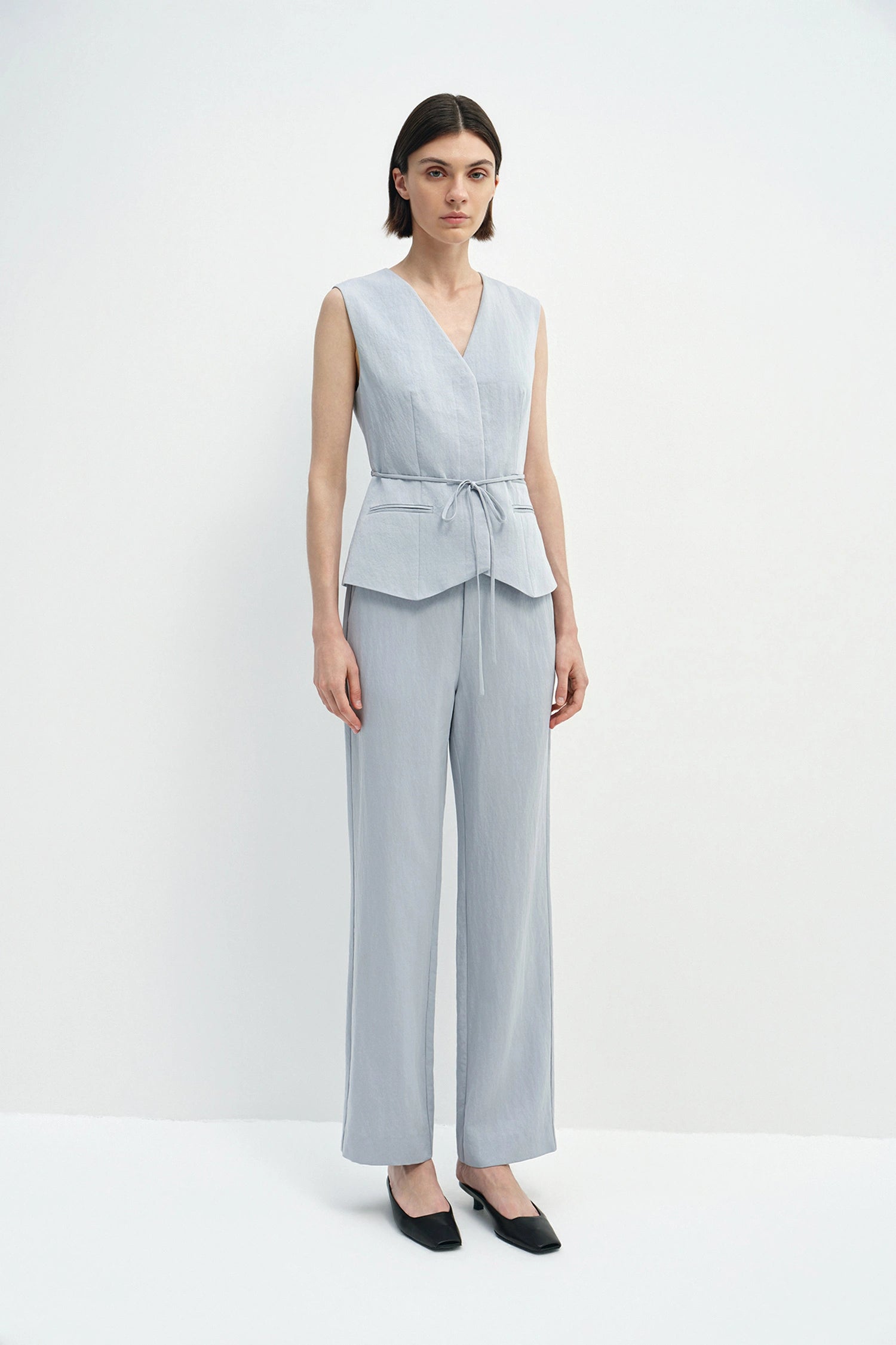 Élan Welt Pocket Pant Ash Blue