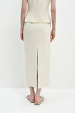Elira Maxi Slim Skirt Egret