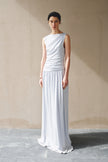Vioness Draped Jersey Dress Halogen Blue