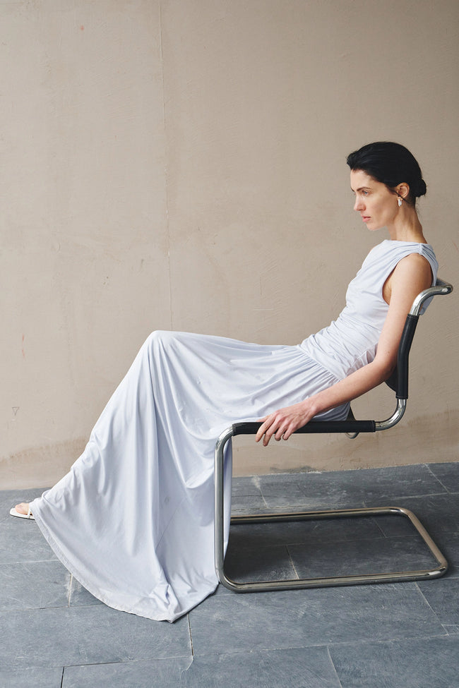 Vioness Draped Jersey Dress Halogen Blue