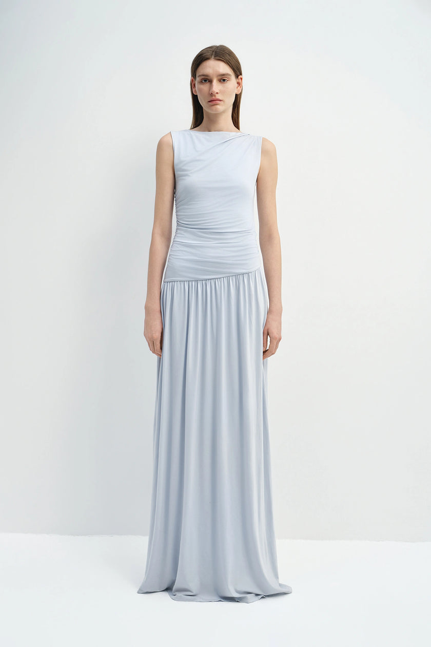 Vioness Draped Jersey Dress Halogen Blue