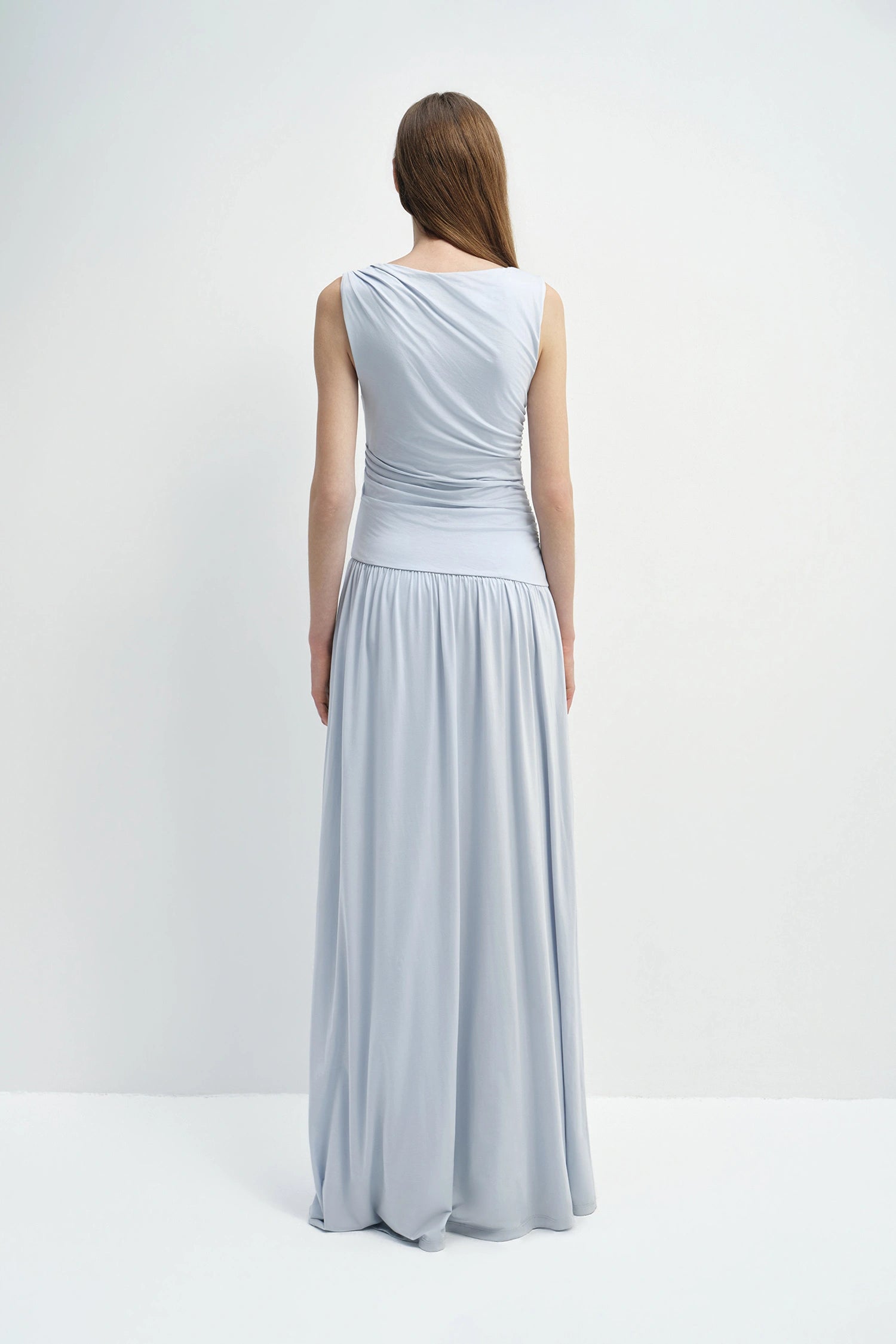 Vioness Draped Jersey Dress Halogen Blue