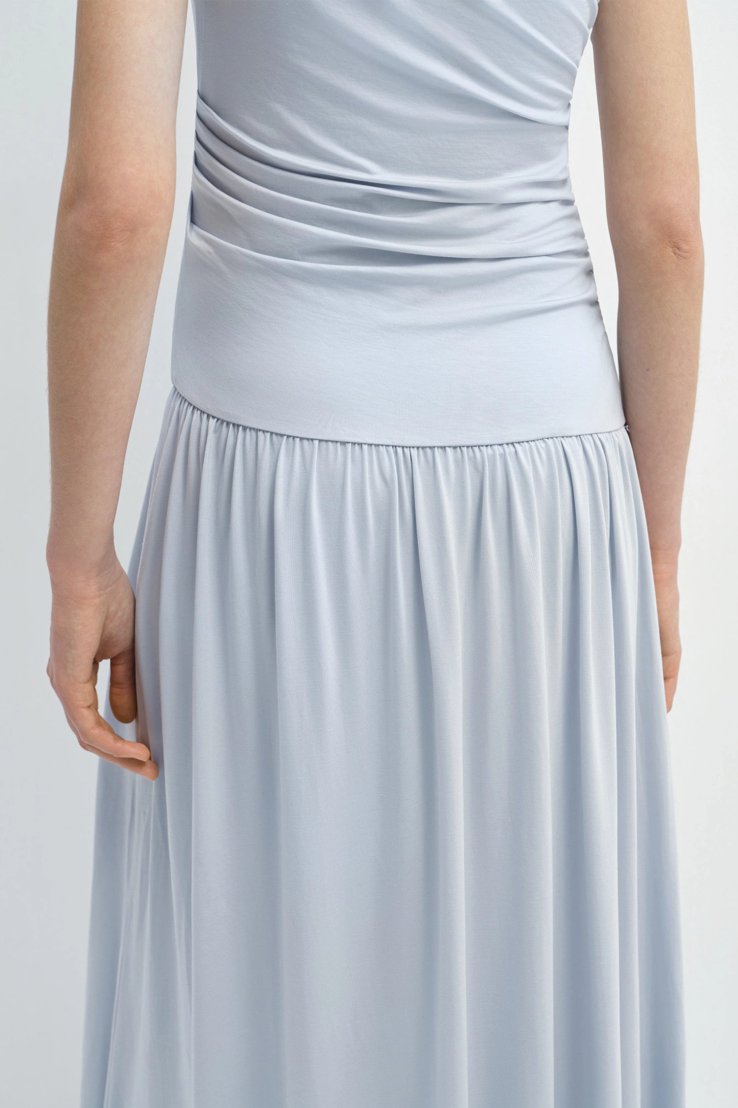 Vioness Draped Jersey Dress Halogen Blue