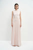 Vioness Draped Jersey Dress Petal Pink