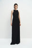 Rhea O-Ring Short Sleeve Dress Black