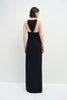 Rhea O-Ring Short Sleeve Dress Black
