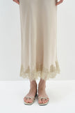Noa Lace Hem Cami Dress Oat