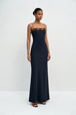 Dree Lace Trimmed Cami Dress Navy