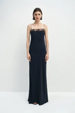 Dree Lace Trimmed Cami Dress Navy