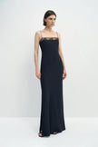 Dree Lace Trimmed Cami Dress Navy