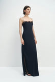 Dree Lace Trimmed Cami Dress Navy