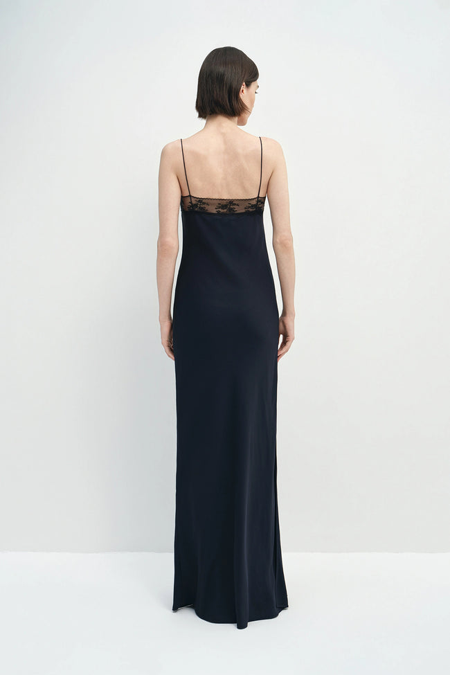 Dree Lace Trimmed Cami Dress Navy