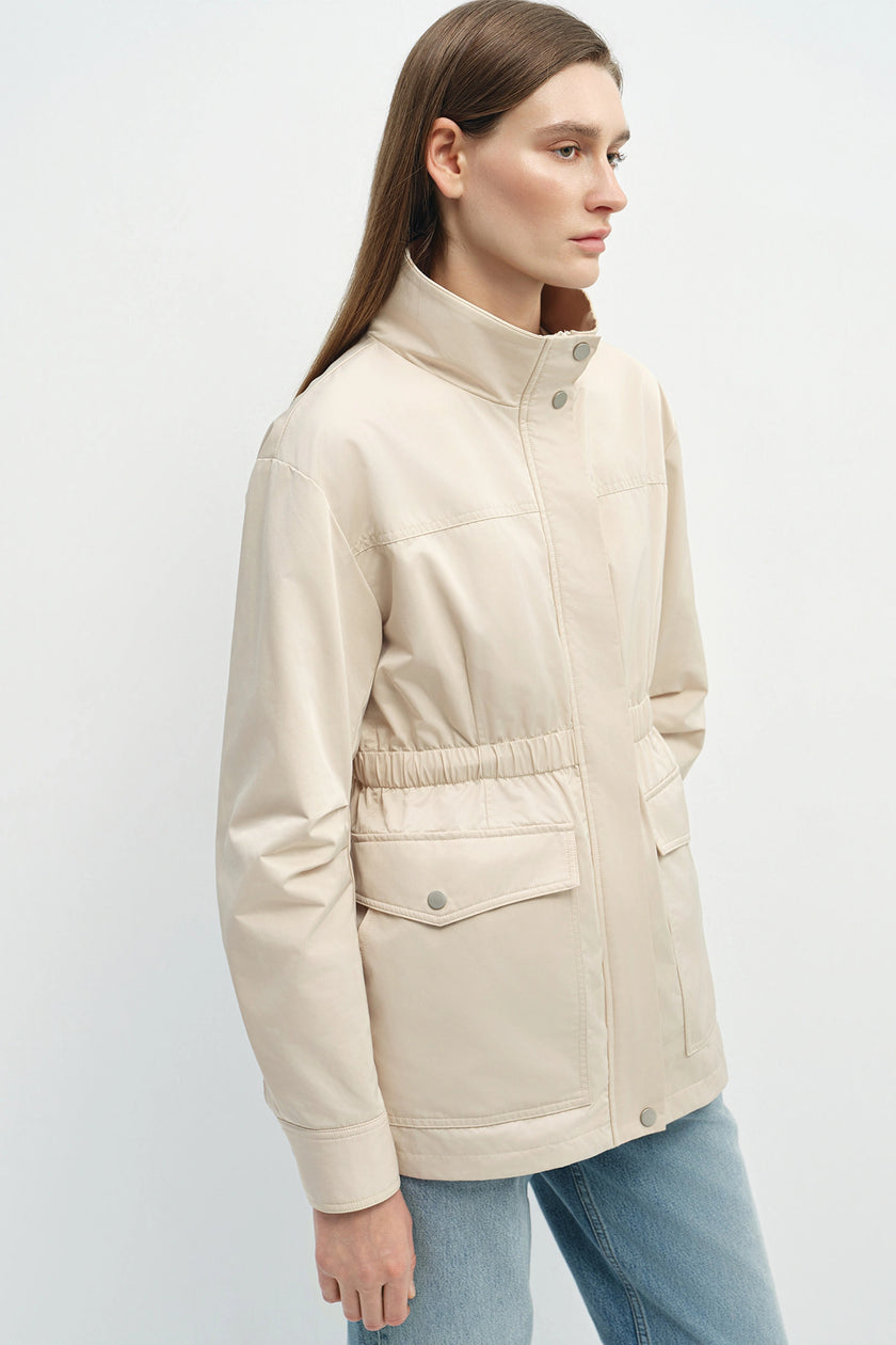 Tovi Short Parka Tan