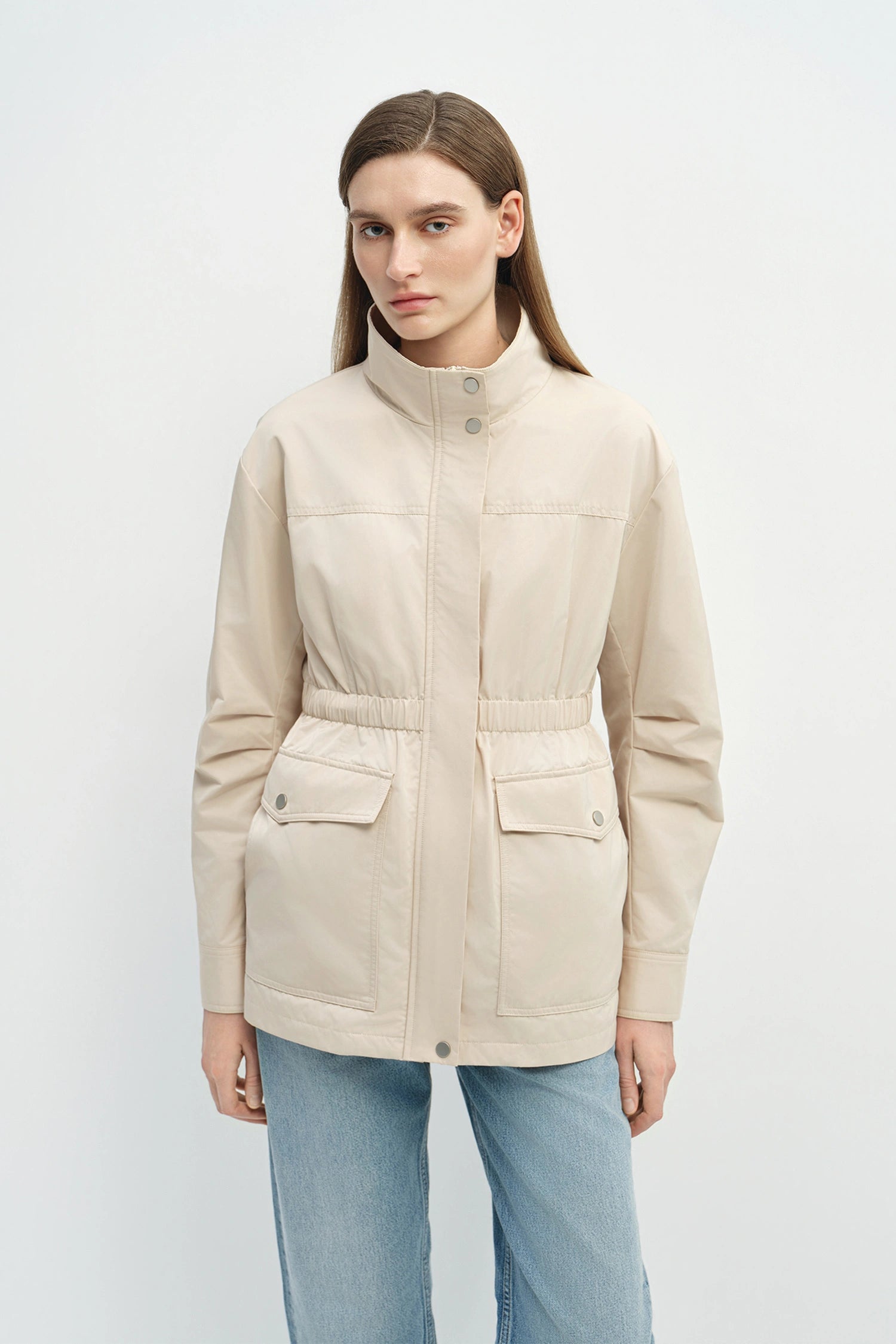 Tovi Short Parka Tan