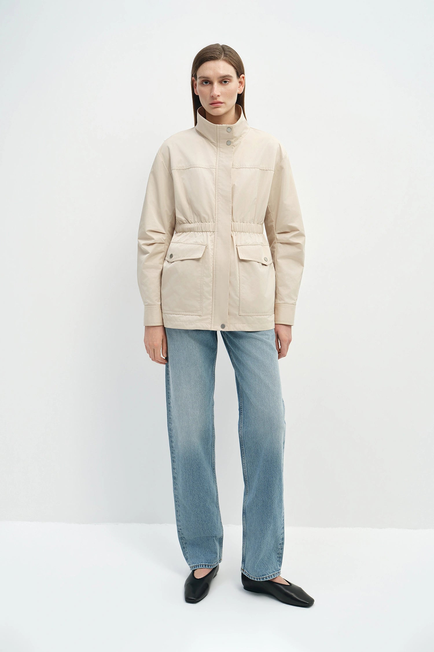 Tovi Short Parka Tan