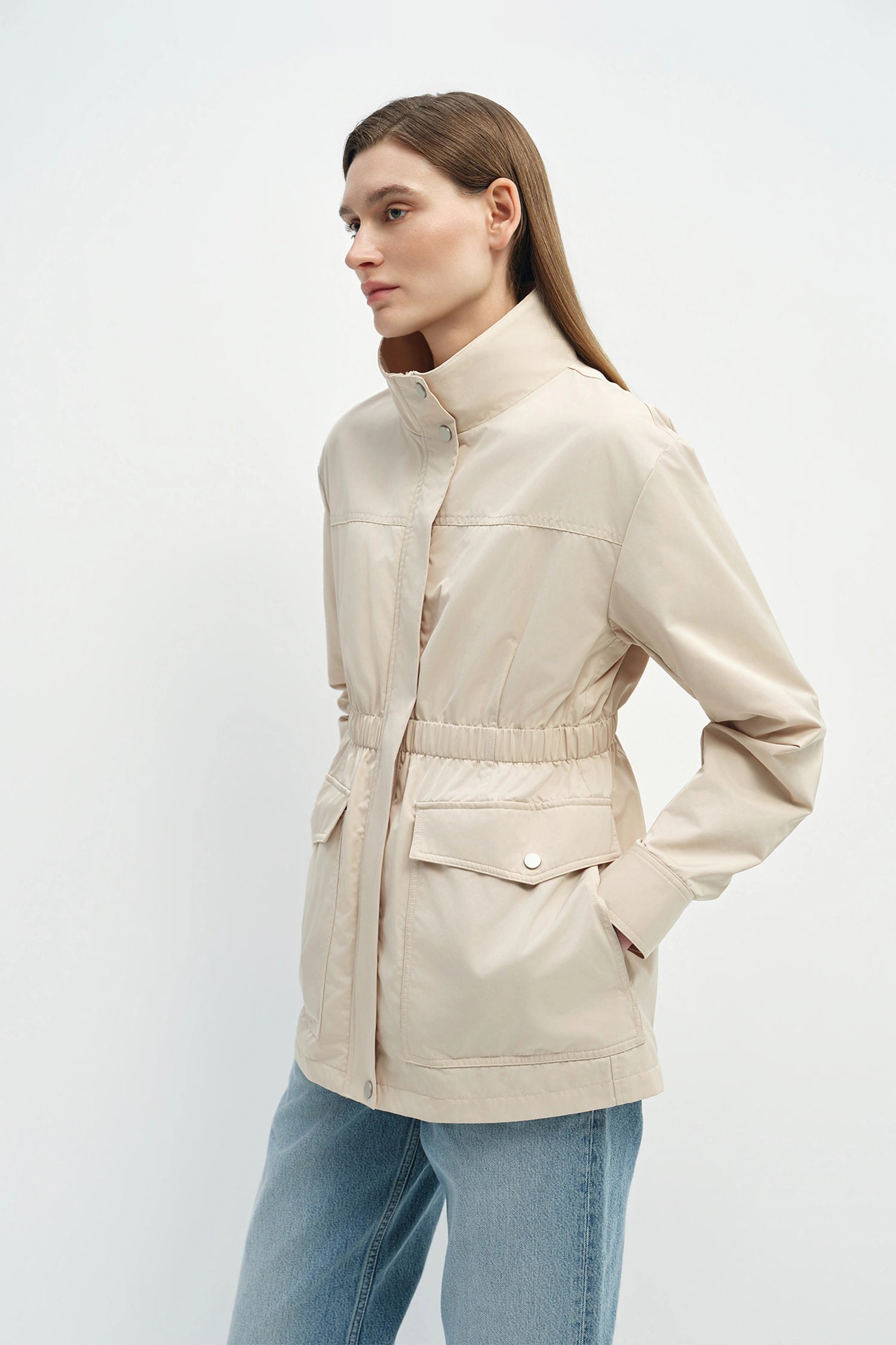 Tovi Short Parka Tan