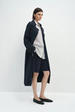 Elva Belted Trench Coat Navy