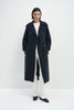 Elva Belted Trench Coat Navy