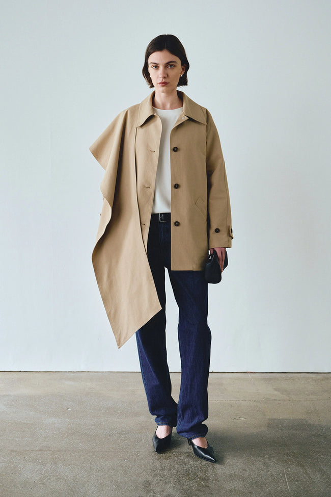 Meline Scarf Jacket Mushroom