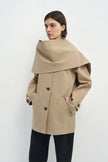 Meline Scarf Jacket Mushroom