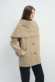 Meline Scarf Jacket Mushroom