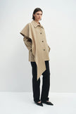 Meline Scarf Jacket Mushroom