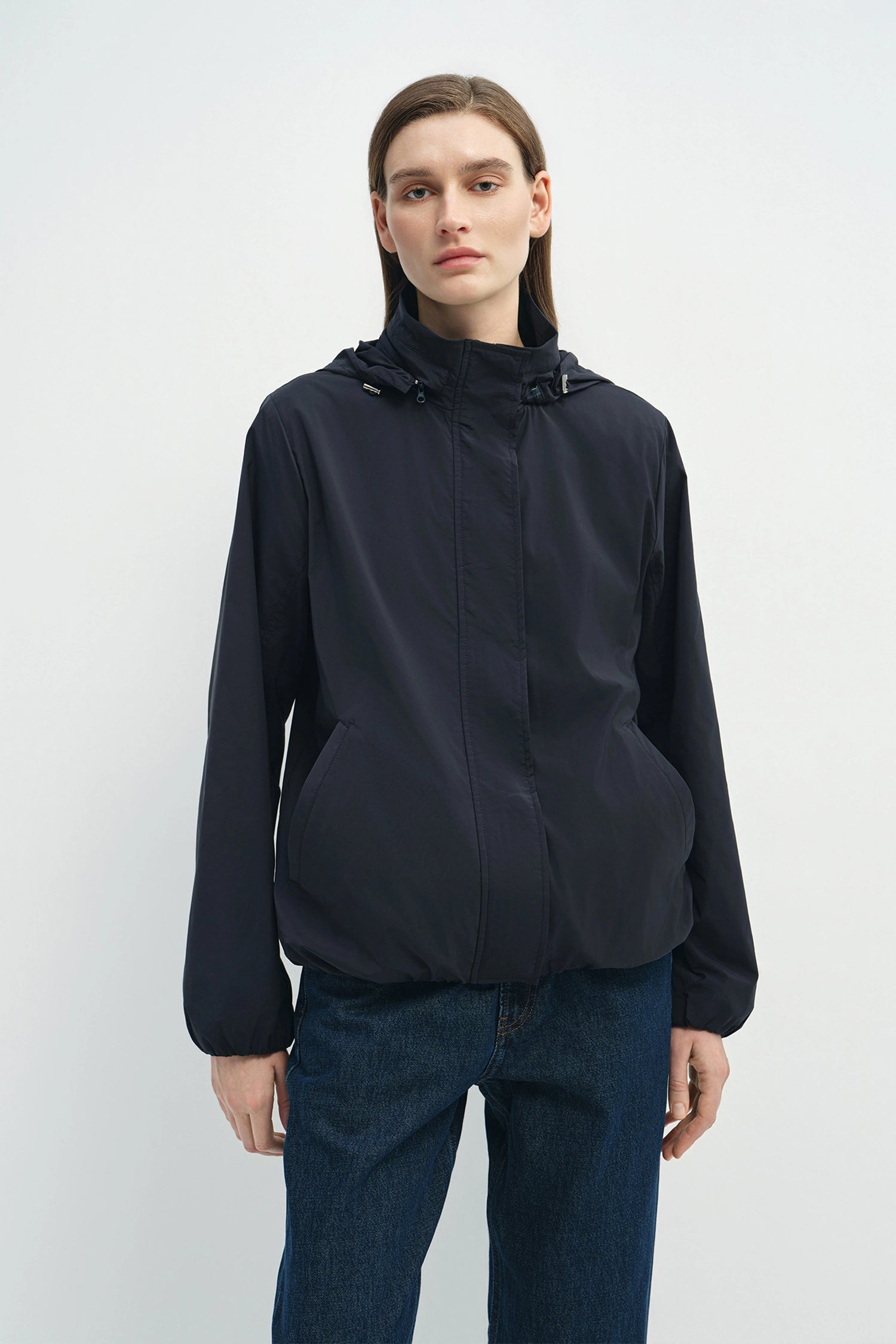 Sira Windbreaker Jacket Navy