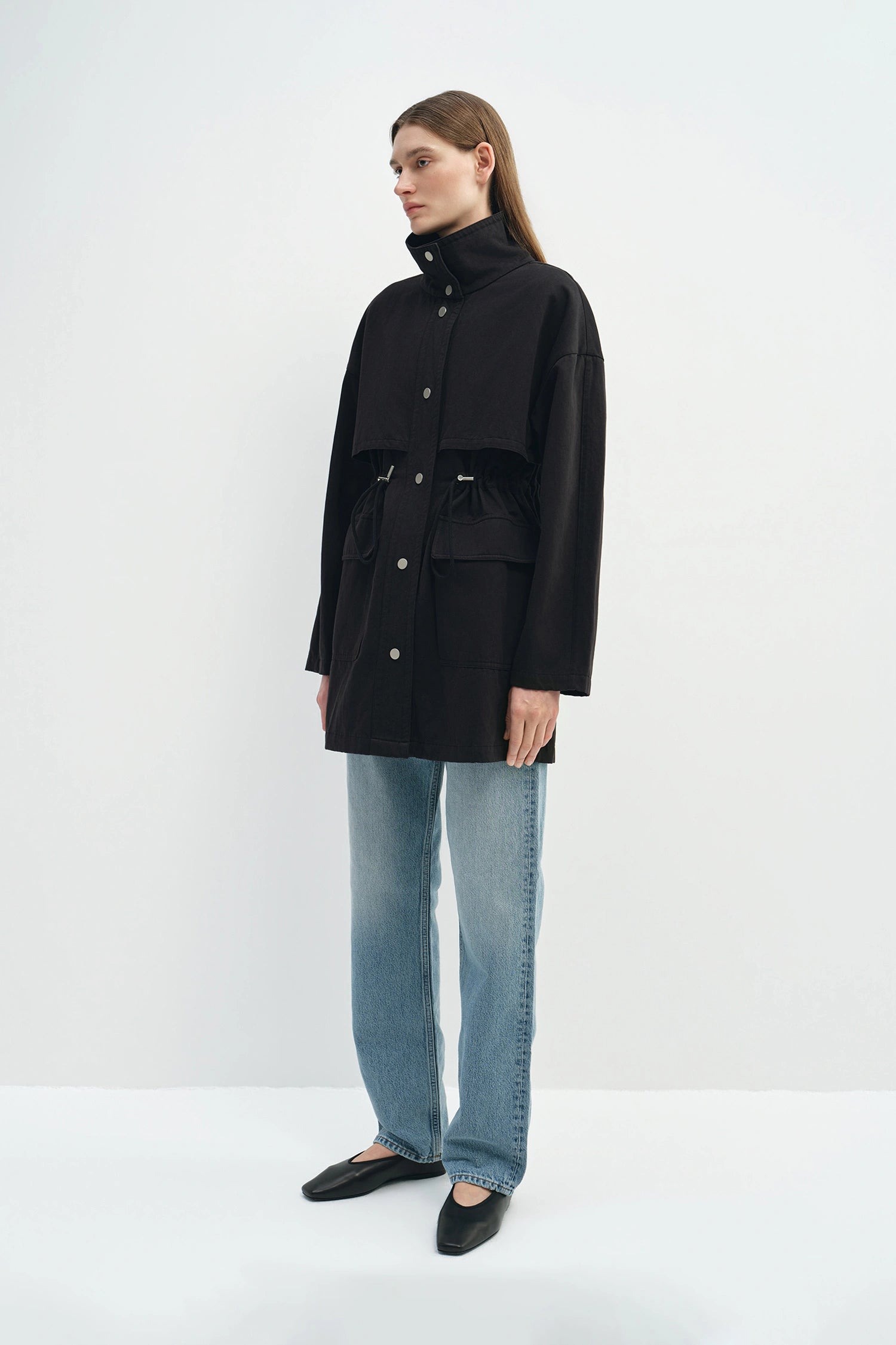 Tessine Anorak Jacket Black