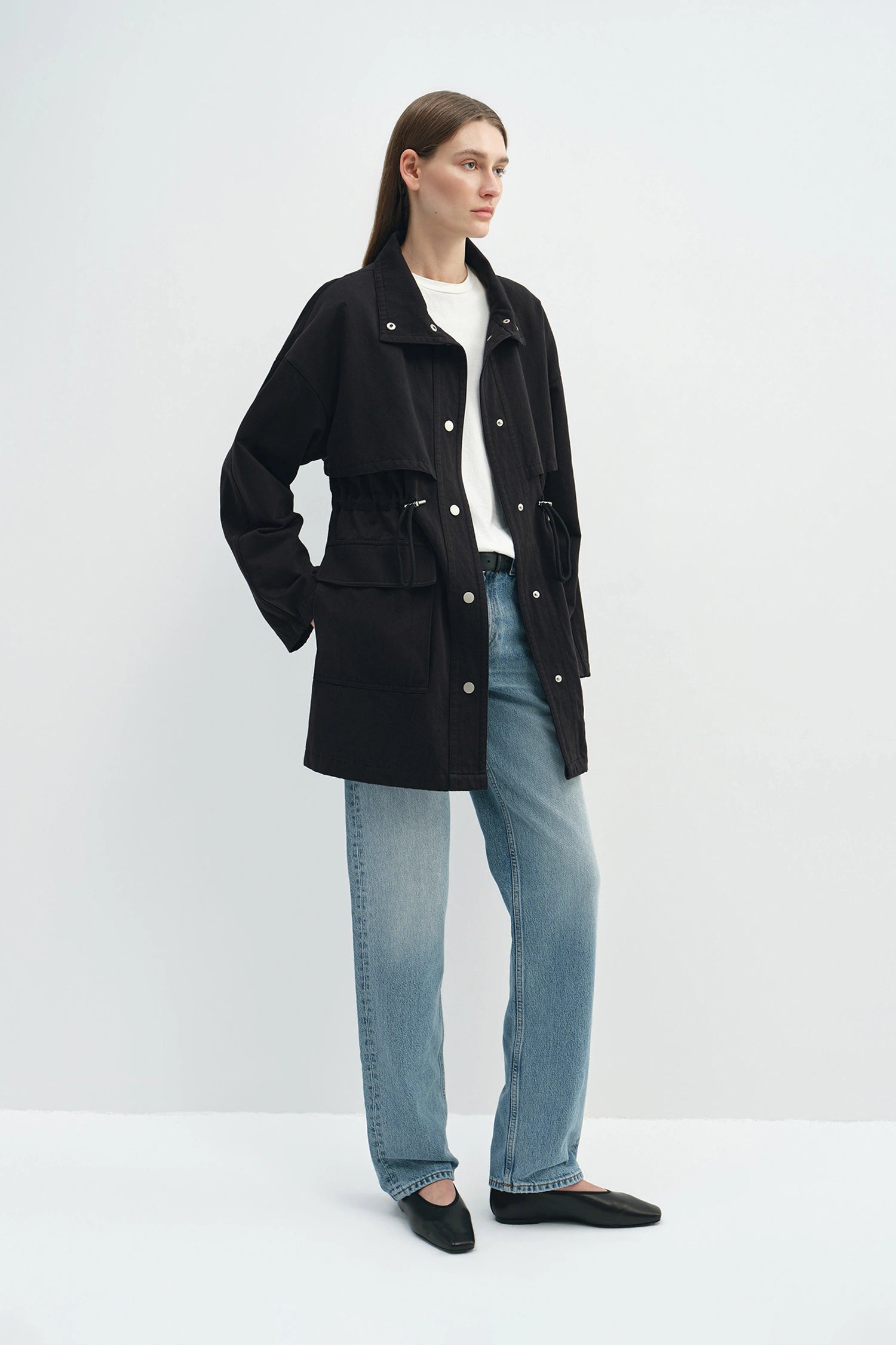 Tessine Anorak Jacket Black