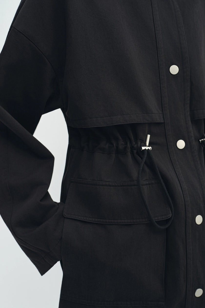 Tessine Anorak Jacket Black