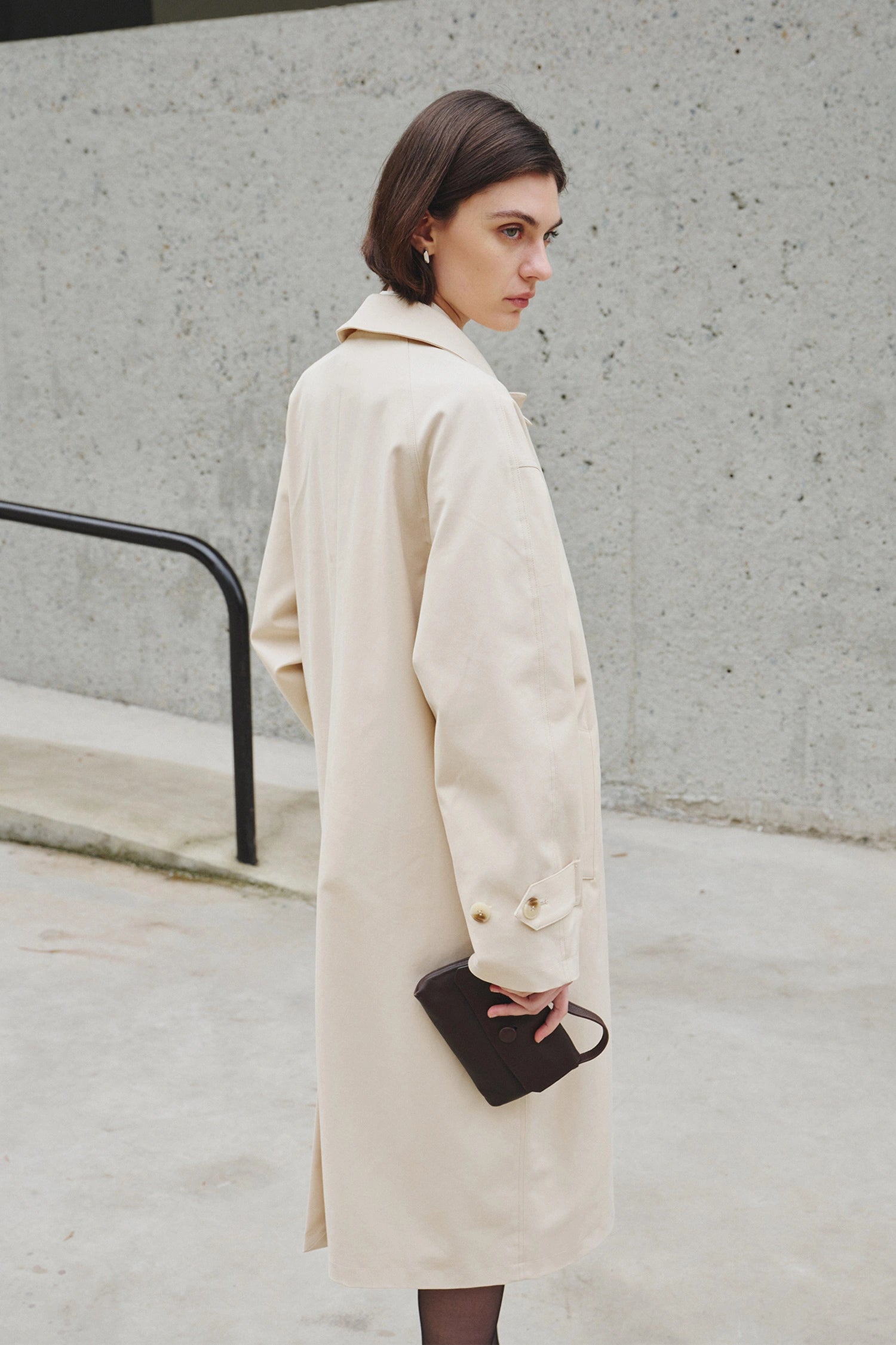 FRENCH SHOULDER “GARMENT-DYED” CAR COAT Olyne Car Coat | Rue Sophie