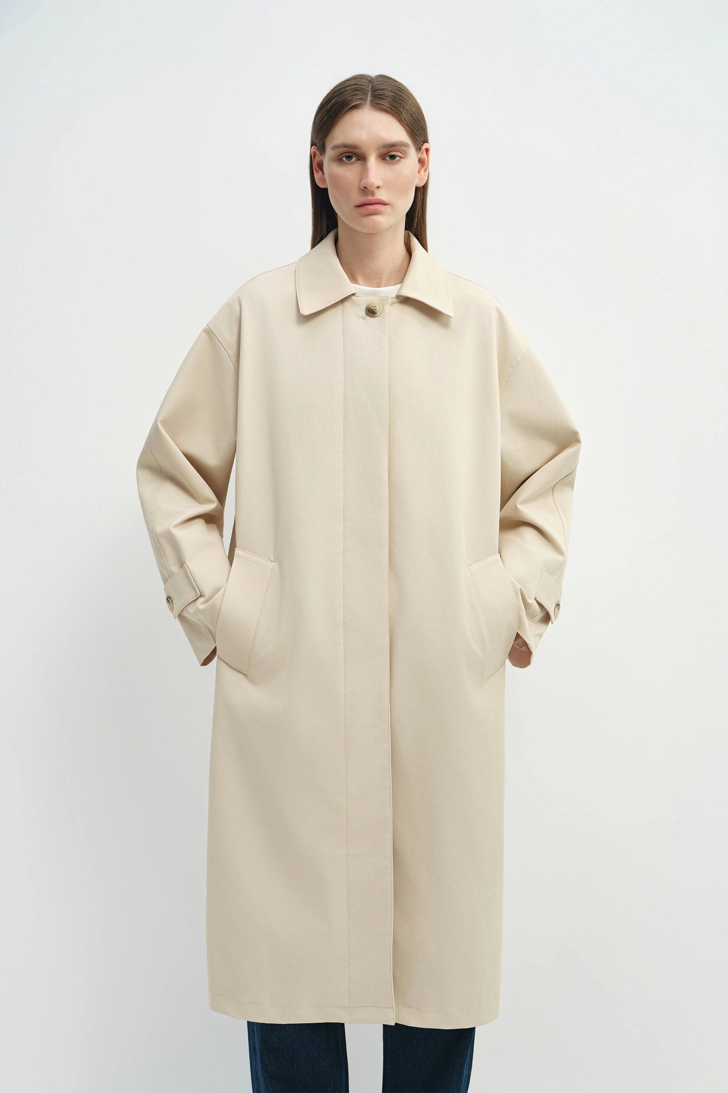 Olyne Car Coat Sand